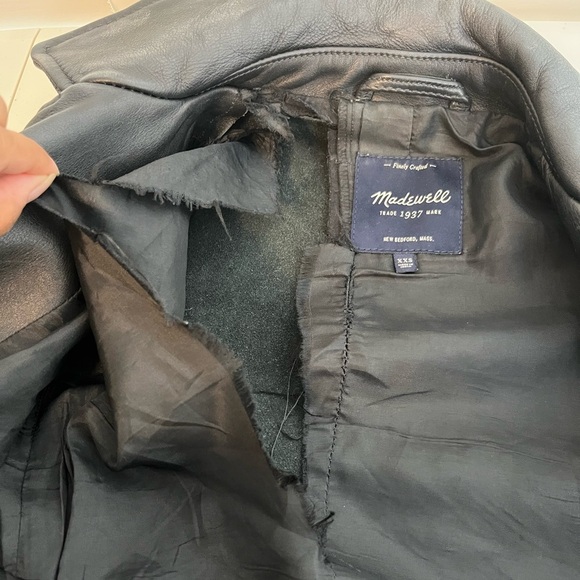 Madewell Ultimate 100% Leather Motorcycle Jacket - Picture 15 of 16